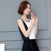 715 contract color high-end chiffon vest