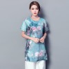 3559 Retro Chinese Style Improved Cheongsam Tea shirt