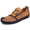 37370 rubbing belt wear-resistant soft bottom flat casual leather men's shoes