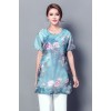 3559 Retro Chinese Style Improved Cheongsam Tea shirt