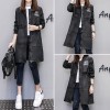 8062 European fashion loose long baseball casual jacket