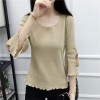 8671 ice silk seven-point sleeve T-shirt