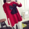 6838 Large size fat sister long sleeve t-shirt doll tops