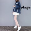 7534 autumn new large size loose denim jacket