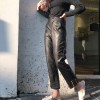 3968 high quality leisure PU leather pants