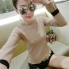 8097 agaric edge knitting slim T-shirt