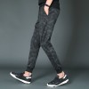 888 feather pattern men's casual harem pants