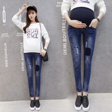 130 pregnant women belly pencil jeans