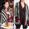 3020 vertical stripes sweater cardigan