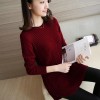 6015 fashionable breastfeeding collar knitted sweater