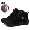 124095 Matte Thicker Cotton Wear Resistant Leather Mountaineer Shoes