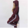 724 exposed umbilical hooded tracksuit