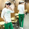 202 Korean fashion letter print tracksuit