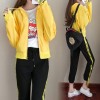 8611 sports and leisure fashion long sleeve jacket with pants