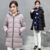 6656 winter slim look hooded down jacket