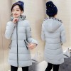 6656 winter slim look hooded down jacket