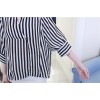 8262 special stripes chiffon shirt 