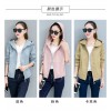 869 spring and autumn loose short hooded wind coat