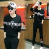 249 fashion round neck print sportswear