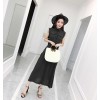 8025 Korean casual loose long dress