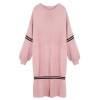 3502 Korean fashion sweet and lovely round neck knitted dress