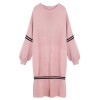 3502 Korean fashion sweet and lovely round neck knitted dress