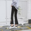 712 boot cut nine points pants high waist elastic pants