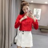 1722 Korean version long sleeve lace sweet shirt