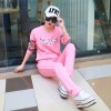 244 fashion printing letters long sleeve tracksuit