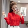 1722 Korean version long sleeve lace sweet shirt