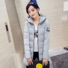 6656 winter slim look hooded down jacket