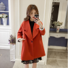 1761 temperament big lapel woolen coat