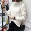 6102 high collar slim pullover sweater