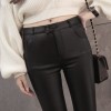 1638 high waist imitation leather leggings