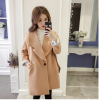 1761 temperament big lapel woolen coat