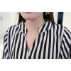 8262 special stripes chiffon shirt 