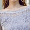 7066 sexy lace slim boat neck off shoulder bottom shirt