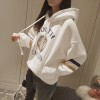 8123 loose Harajuku hooded sweatshirt