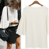 7101 autumn bat sleeve backing shirt