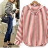 7093 Euramerican stripes long sleeve shirt