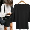 7101 autumn bat sleeve backing shirt