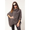 9862 hem triangle thick long woolen coat