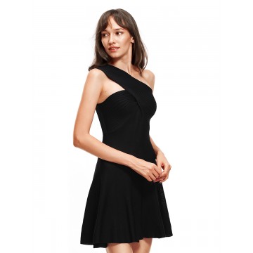 9807 Euramerica fashion one shoulder dress