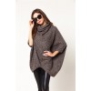 9862 hem triangle thick long woolen coat