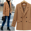 7107 autumn joker loose long jacket suit