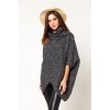 9862 hem triangle thick long woolen coat