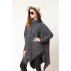 9861 oversized thick cloak woolen jacket