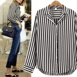 7093 Euramerican stripes long sleeve shirt