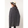 9860 short irregular thick woolen cloak coat