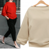 7111 Euramerica fall boat neck thin sweatshirt